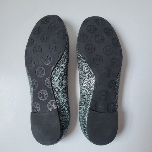 Tory burch Reva Flats leather Ballet flats  size 7M. - Picture 7 of 14